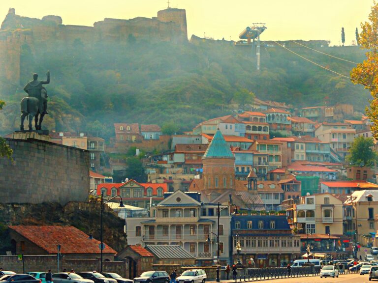 Tbilisi, Georgia - a view of a city