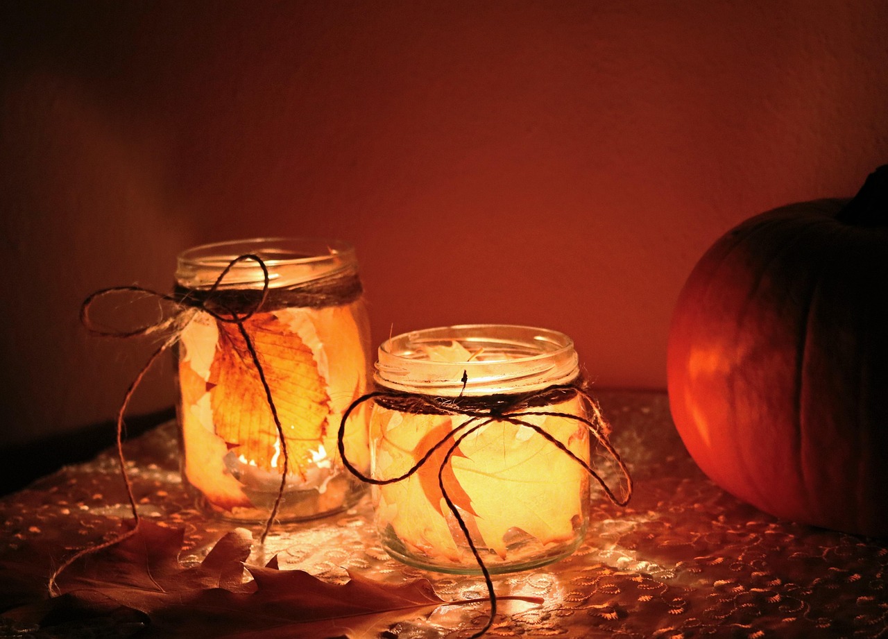pumpkin, halloween, autumn, october, candle, diy, lantern, decoration, light